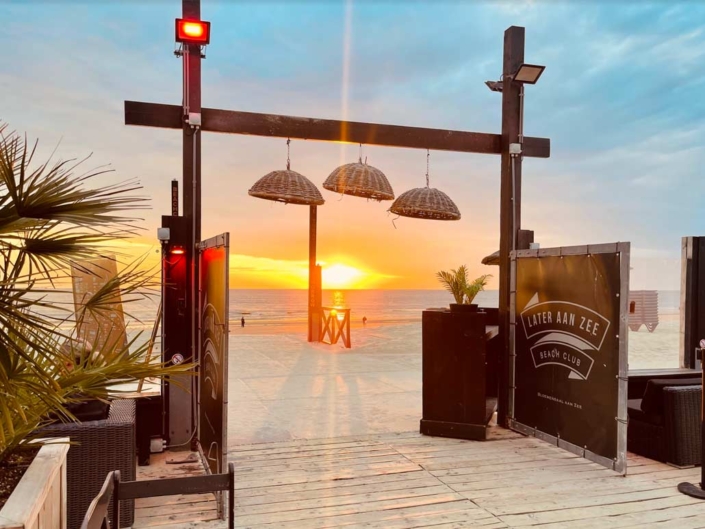 Zonsondergang bij Later aan Zee